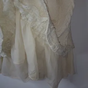 Reborn L Lagenlook Creme Vanilla Sweater Dress L thumbnail 3