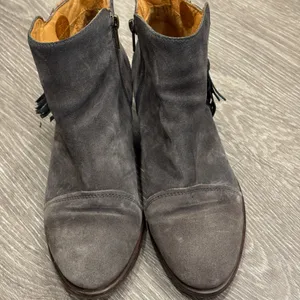 Pikolinos Baqueira Womens Ankle Boots‎ Gray Suede Tassel Booties 8.5 Fall Twee thumbnail 2