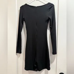 Princess Polly Sara Romper Black Tall Size 2‎ thumbnail 4