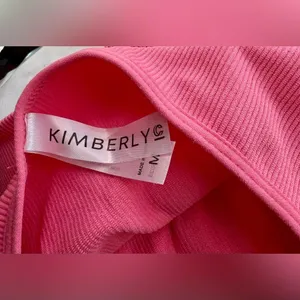 NWOT pink halter bra top M thumbnail 3