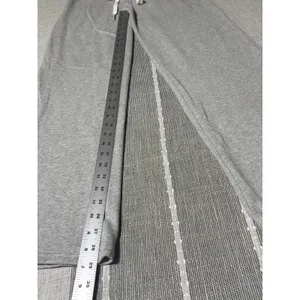Edikted Wide Leg Sweatpants Heather Gray 06 Graphic Joggers Size Small thumbnail 2
