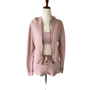 better / together 3 piece waffle knit lounge set thumbnail 13