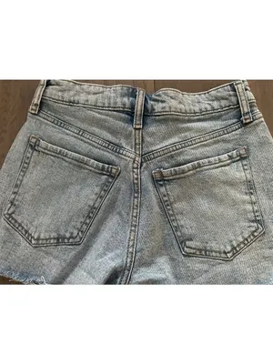Old Navy OG Straight Blue Jean Shorts Size 0 thumbnail 5