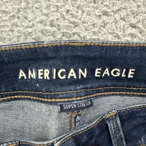 American Eagle Low Rise Kick Boot Jeans Boho Festival Rodeo Women's 4 x 29 thumbnail 4