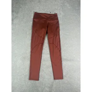 Offline By Aerie Leggings Orange 7/8 Length Mesh Dots M thumbnail 2
