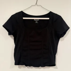 Hollister Black Corset Baby Tee thumbnail 2
