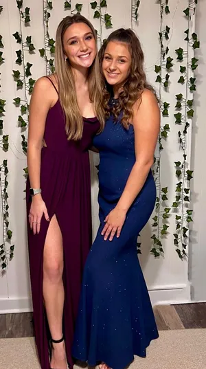 Windsor Purple Prom Dress thumbnail 1