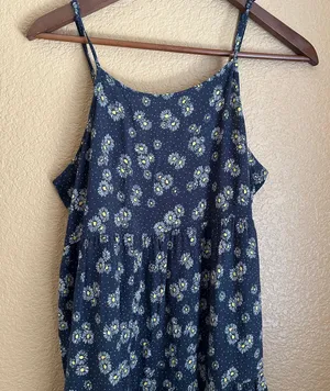 J for Justify Daisy Print Navy Blue Flowy Maxi Dress thumbnail 2