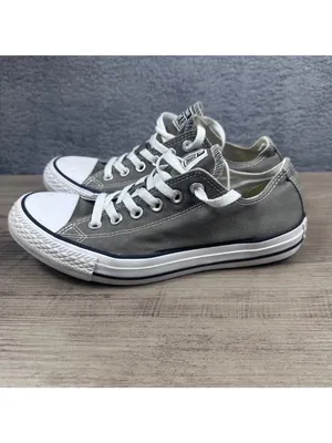 Converse All Star Green Oliva Low Top Sneakers Unisex Size 8 US EU 39 Canvas Rub thumbnail 5