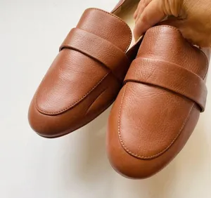 Cole Haan leather loafers in brown/tan thumbnail 2