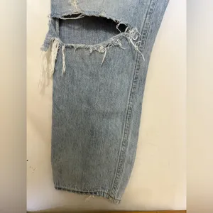 Agolde Riley High Rise Button Fly Straight Crop Size 28‎ thumbnail 4