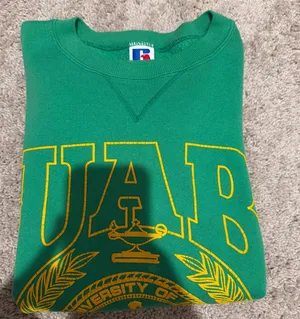 Vintage Russell Athletic UAB Blazers Crewneck Sweatshirt – Green thumbnail 1