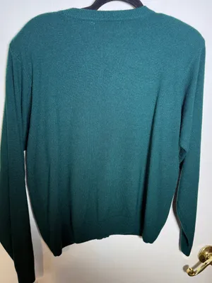Signature Expressions Vintage Women's Dark Green Button-Up Sweater XL - NWT thumbnail 5