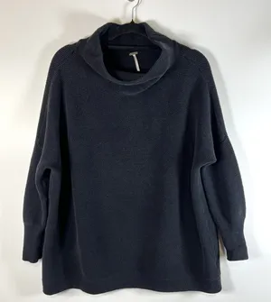 Free People‎ Ottoman Slouchy Tunic Sweater Size Small Boho Oversized Designer thumbnail 1