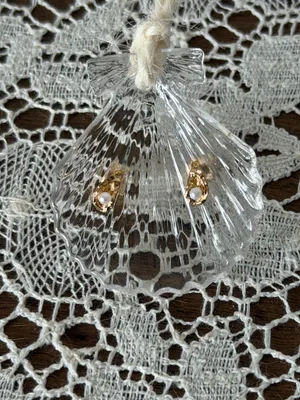 Anthropologie OYSTER STUD EARRINGS thumbnail 2