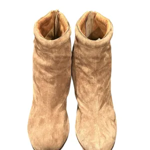 Jeffrey Campbell HAVANA LAST RUMBLES TAN SUEDE CHUNKY HEEL ANKLE BOOTIE SHOES 9 thumbnail 9