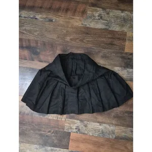 Black Pleated Mini Skirt - Women Medium Gorpcore Preppy Emo thumbnail 2