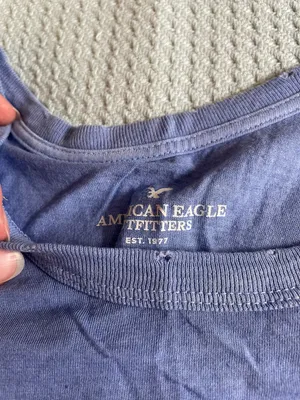 American Eagle Outfitters Distressed Baby Tee thumbnail 3
