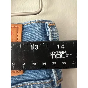 Levis Premium 501 Skinny Distressed Jeans Medium Wash Button Fly Women 26 thumbnail 9