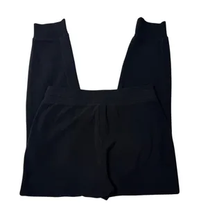 Marc New York Black Ribbed Joggers Small Clean Girl Athleisure thumbnail 4