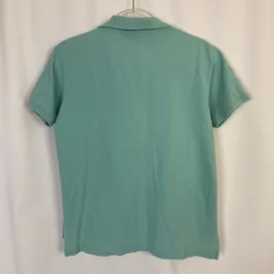 Ralph Lauren Mint Aqua Polo Shirt Short Sleeve 100% Cotton Womens Large thumbnail 6