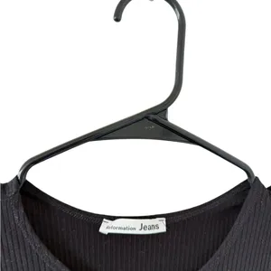 Reformation Roe Black Mini Dress thumbnail 7