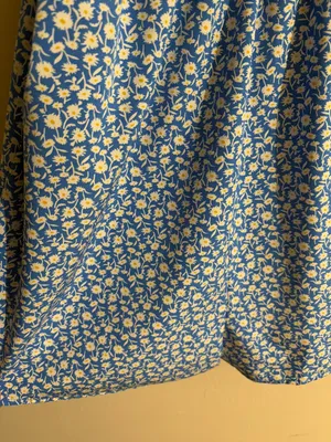 Floral Blue Romper Size L thumbnail 3