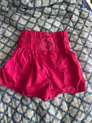 Free people movement pink shorts thumbnail 2