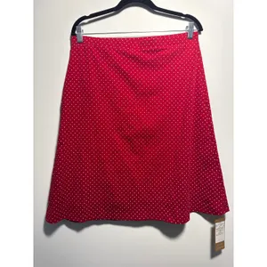 New OGL Stretch Cotton Polka Dot A-Line Flare Skirt Limited Edition Small thumbnail 9