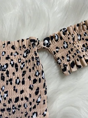 Target NWT  push-up off the shoulder cheetah bikini top thumbnail 4