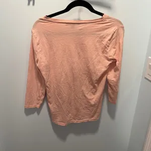 Lauren Ralph Lauren Henley Shirt Pink Small Slub Cotton Casual Work Office thumbnail 5