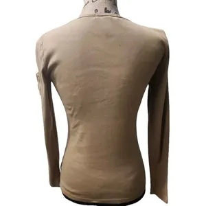 Ralph‎ Lauren Women's Size S Cable Knit Top Beige Long Sleeve thumbnail 8