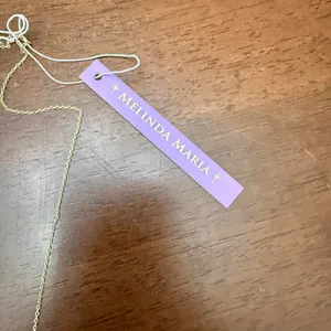 Melinda Maria Gold Initial Necklace thumbnail 3