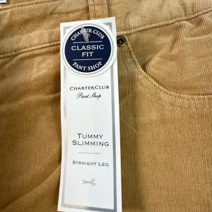 Charter Club Classic Fit Corduroy Pants Warm Tan Toffe Straight Leg 16 thumbnail 3