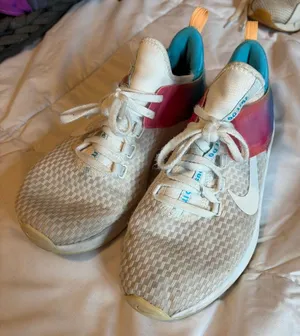 Nike Air Zoom Pegasus 38 sneakers in white and multi #running #pegasus thumbnail 1