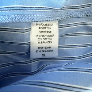 Tuckernuck Cornflower Blue Stripe Tie Front Collared long sleeve Dress NEW thumbnail 9