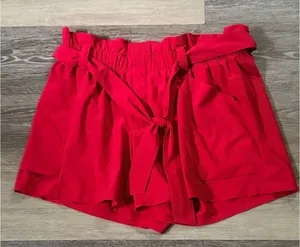 Athleta Red Shorts Size 6 Athletic thumbnail 1