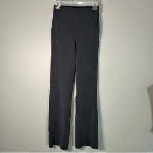 Lululemon Ribbed Softstreme Dark Gray Zip-Leg High-Rise Pants Women's Size 4 thumbnail 3
