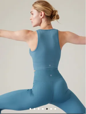 Aurora Seamless Crop Rib Tank thumbnail 3