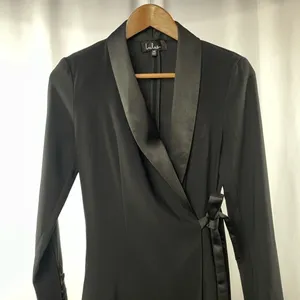 Lulus Style Savvy Wrap Blazer Dress in Black Size Extra Small‎ thumbnail 5
