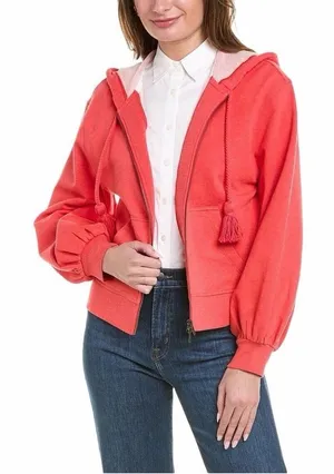 CAbi Deluxe Full Zip Hoodie Style 5657 Size S thumbnail 1