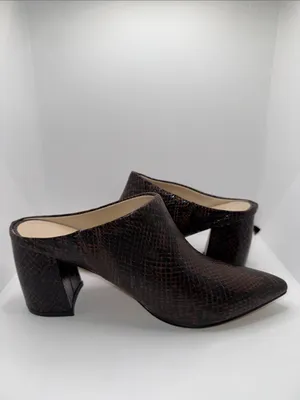 Marc Fisher Ragni Mules Snakeskin Print Women’s Size 7.5 thumbnail 4