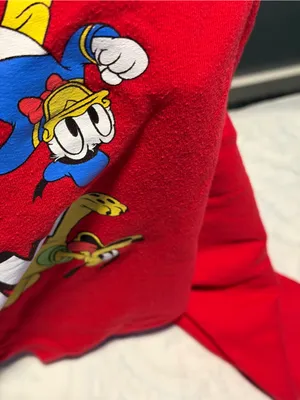 Disney Red 'Mickey and Friends' Crewneck Sweatshirt with Character Art size 3XL thumbnail 6