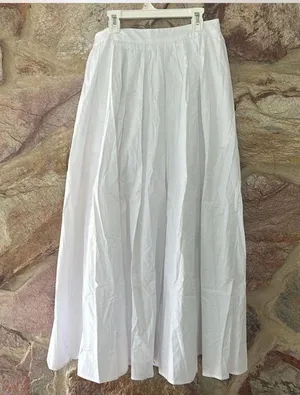 Commense Linen Pleated Maxi Skirt size large thumbnail 3