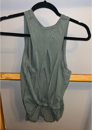 Green Lululemon All Tied Up Tank thumbnail 2