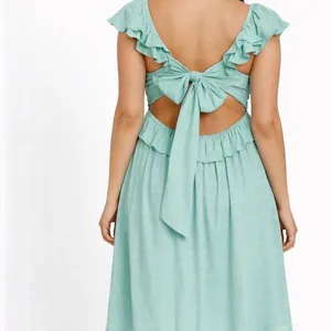 NEW Altar’d State Blue Mini Dress Size Large NWT thumbnail 2