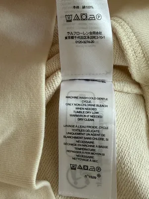 Lauren Ralph Lauren Women’s White Sweater Gold Button Beaded Logo NWT XS thumbnail 6