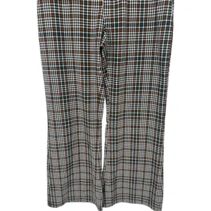 Free People Women's Plaid Wide Leg High Rise Trouser Pants Size 6 Boho Preppy‎ thumbnail 8