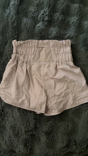 tan free people shorts thumbnail 2