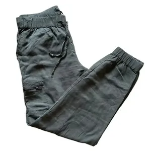 Banana Republic Utility Jogger Green Tencell Womens Pants SZ S thumbnail 4